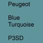 Preview: Peugeot, Blue Turquoise, P3SD.